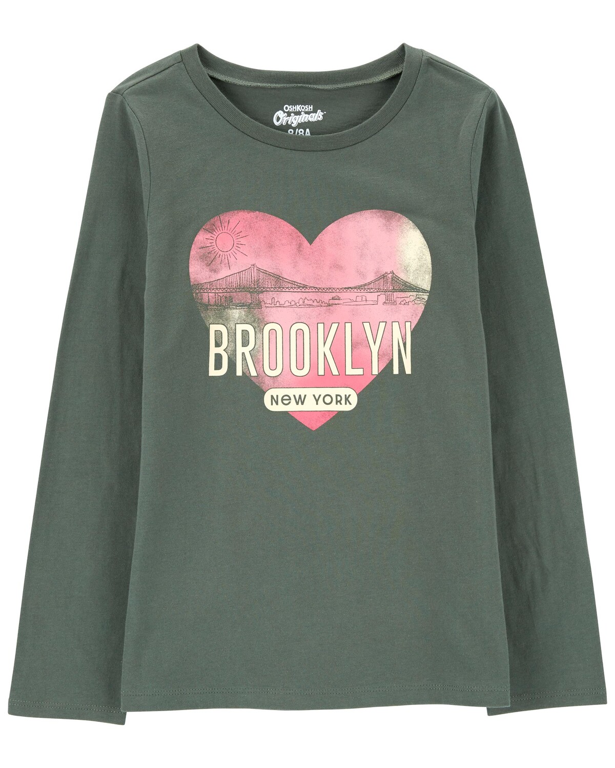 

Футболка Kid Brooklyn из джерси Carter's, зеленый