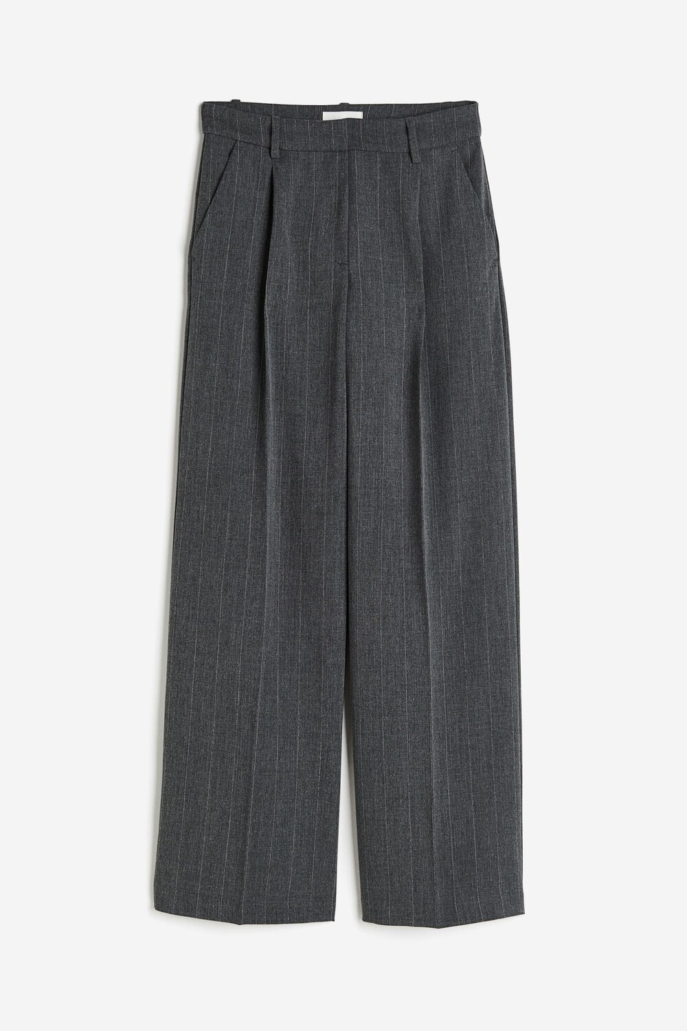 

Брюки H&M Wide-leg, темно-серый