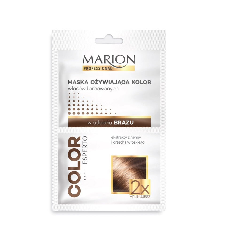 

Marion Маска Professional Color Esperto восстанавливающая цвет окрашенных волос Шатен 2x20мл