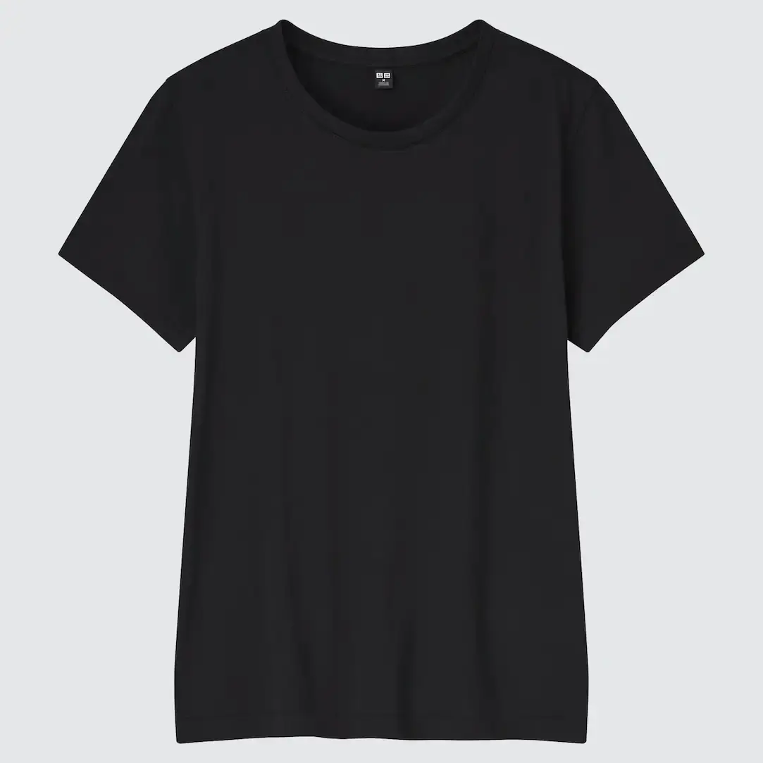 

Футболка Uniqlo 100% Supima Cotton, чёрный