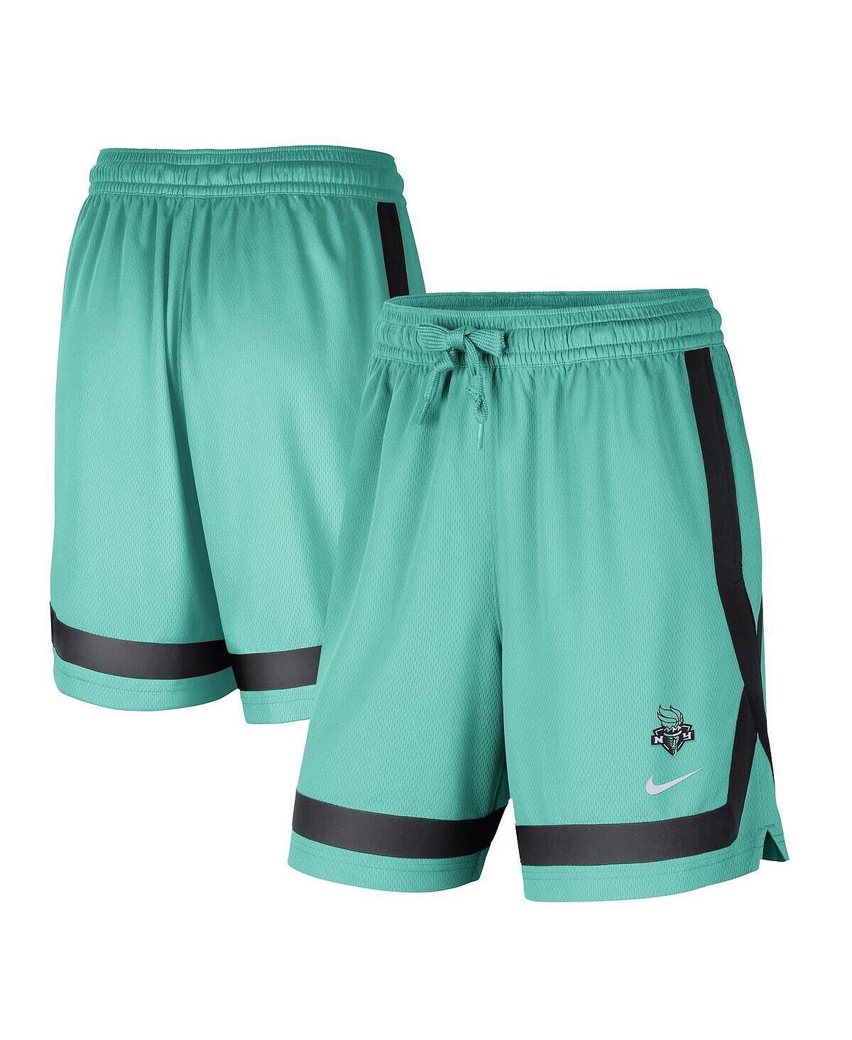 

Женские мятно-зеленые тренировочные шорты new york liberty Nike, мульти