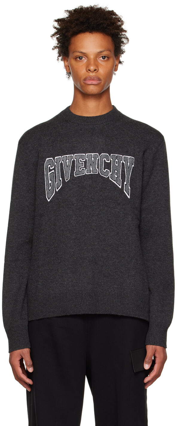 

Серый университетский свитшот Givenchy