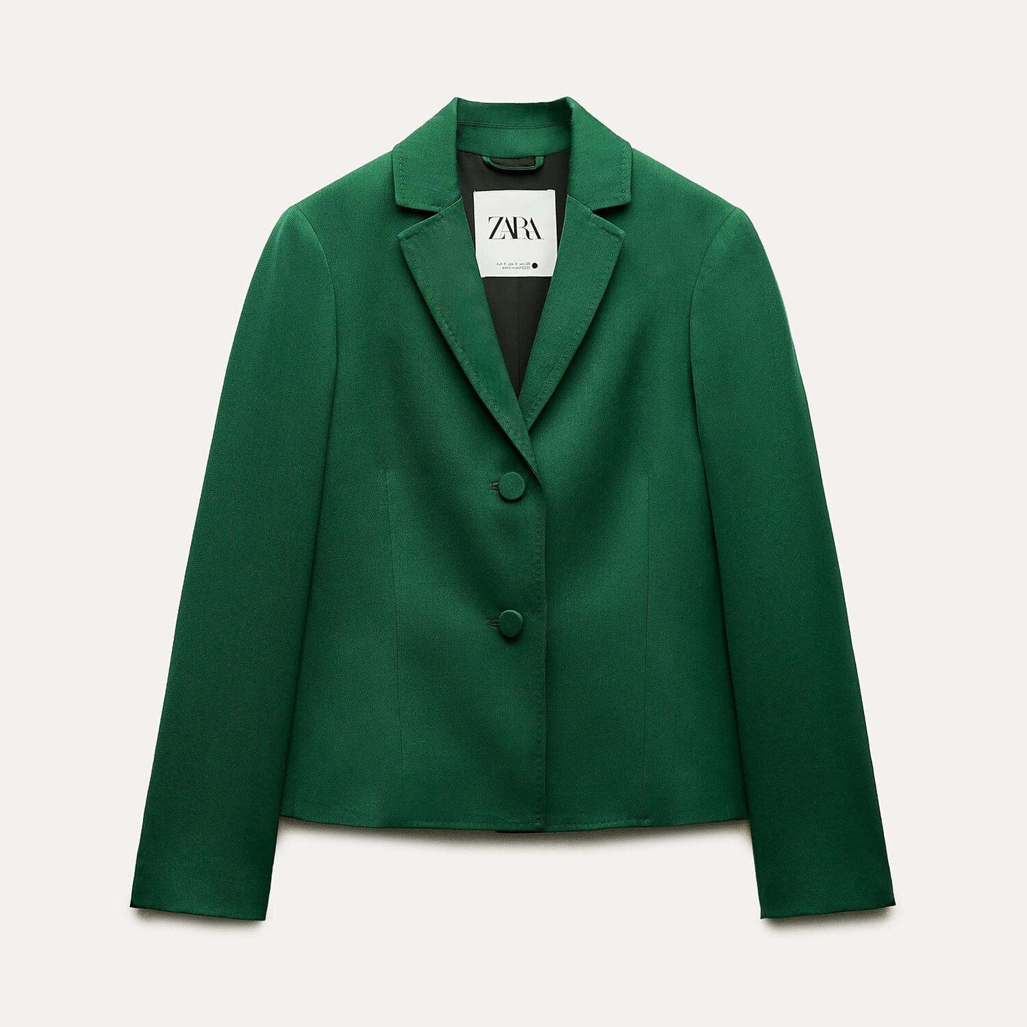 

Блейзер Zara ZW Collection 100% Wool, зеленый