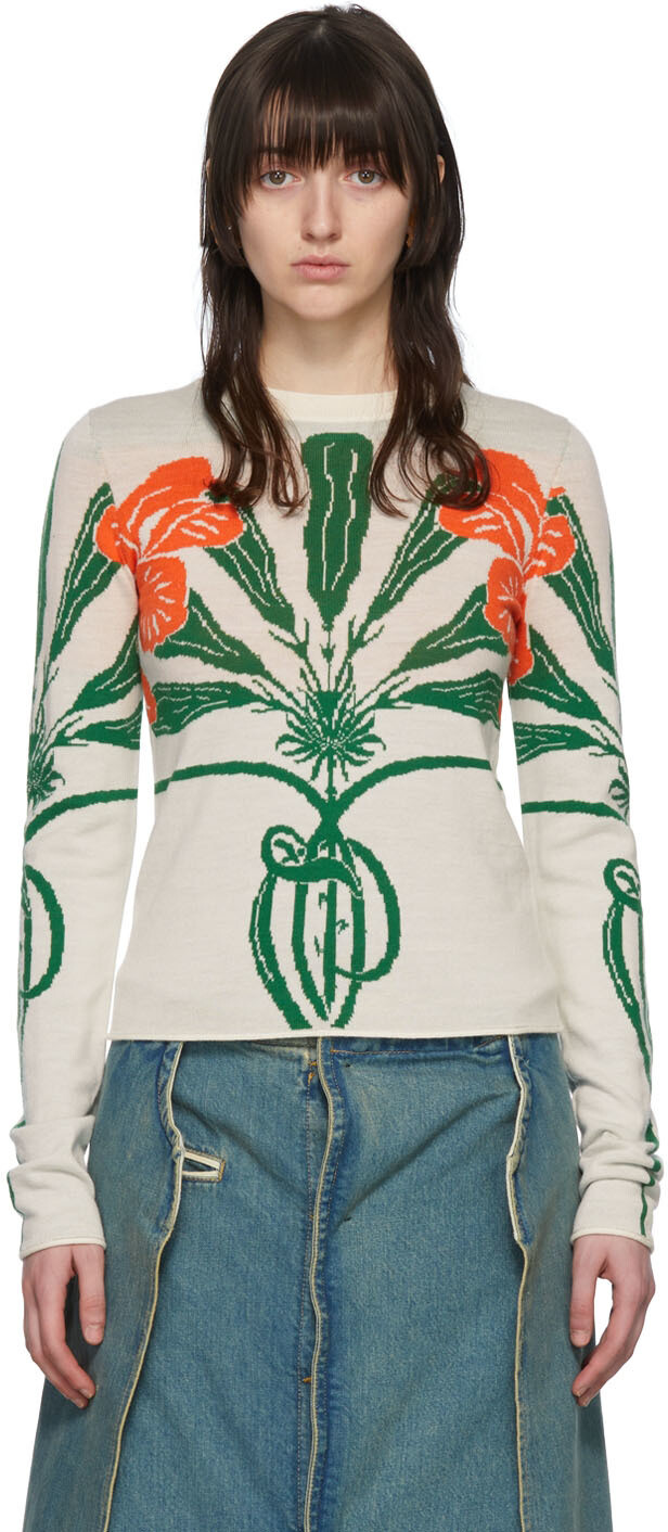 

Свитер из шерсти мериноса Off-White JW Anderson