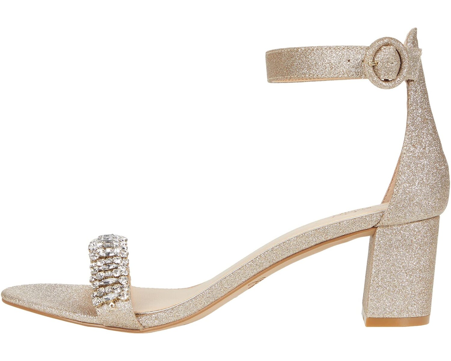 

Туфли на каблуках James Jewel Badgley Mischka, светлый золотой блеск, Желтый