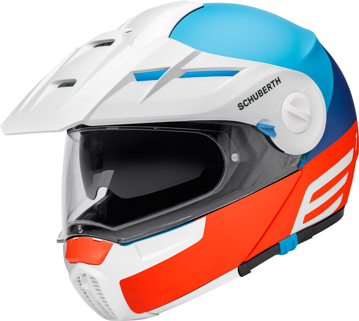 

Schuberth E1 Cut Шлем, белый/синий/оранжевый