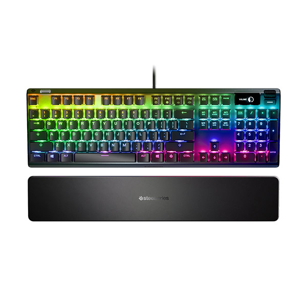 цена Проводная игровая клавиатура SteelSeries Apex 7, Blue Switch, черный