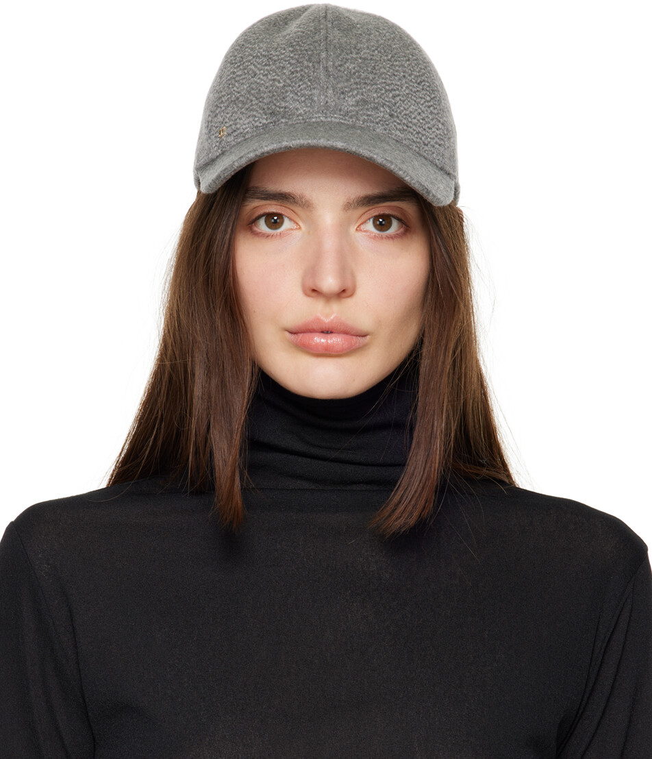 

Серая кашемировая бейсболка Max Mara