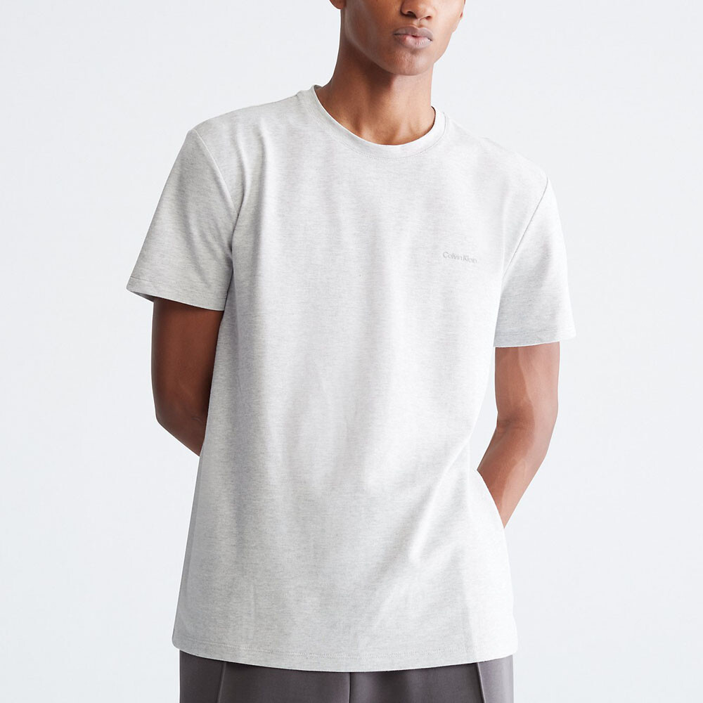 

Футболка Calvin Klein CK Move Tech Pique, светло-серый меланж