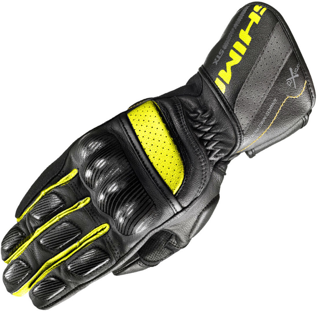 перчатки 100% черный желтый Перчатки SHIMA STX с логотипом, черный/желтый