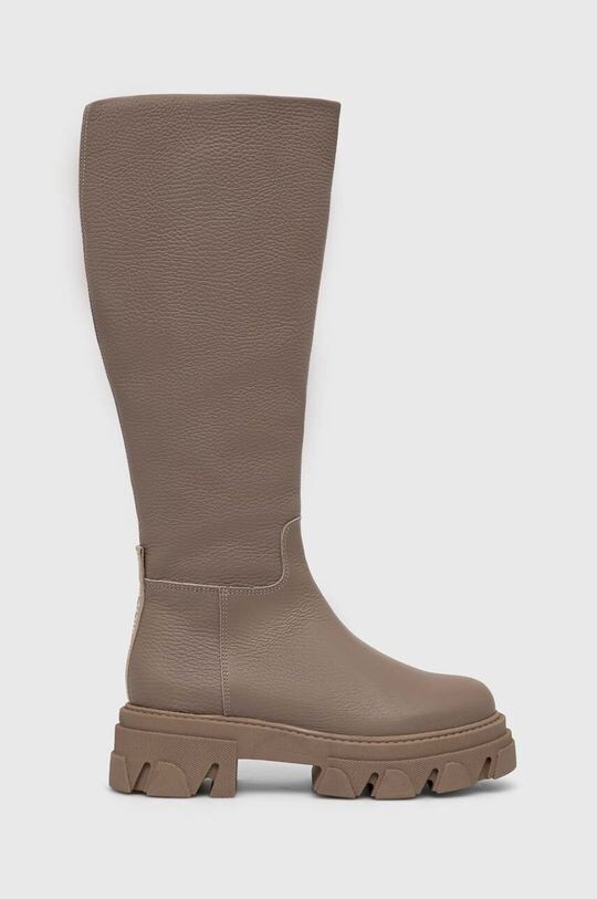 

Кожаные ботинки Мана Steve Madden, бежевый