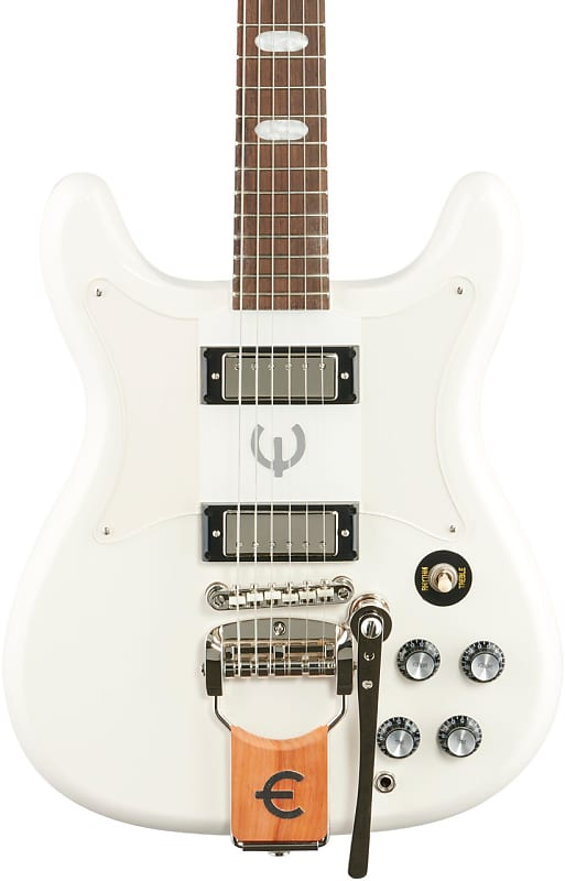 Epiphone - Crestwood Custom - Электрогитара - Тремотон - Polaris White Epiphone - Custom - Electric Guitar - Tremotone -