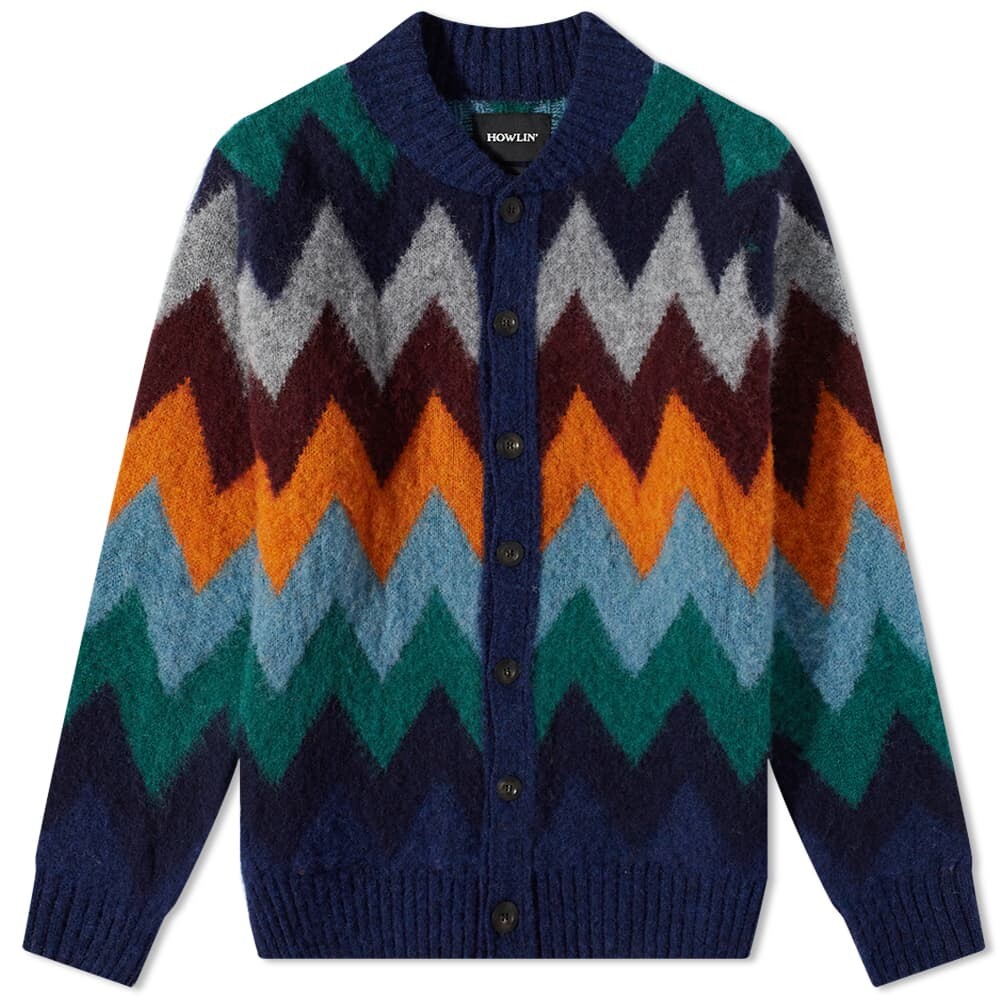 

Джемпер Howlin' Blue Magician Baseball Cardigan, Синий