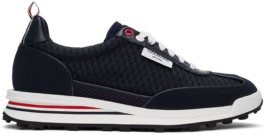 

Темно-синие кроссовки Mesh Tech Runner Thom Browne