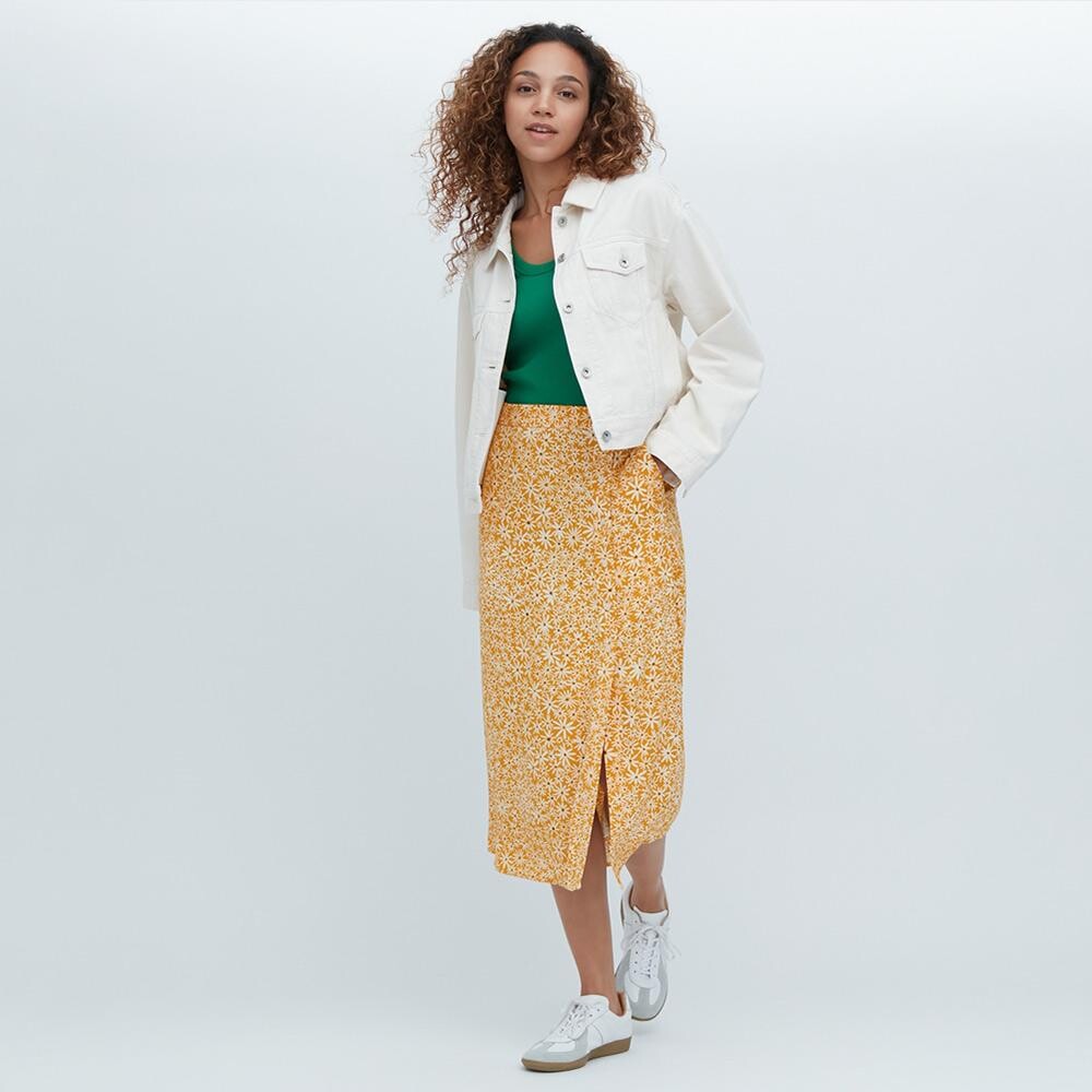 

Юбка Uniqlo, желтый