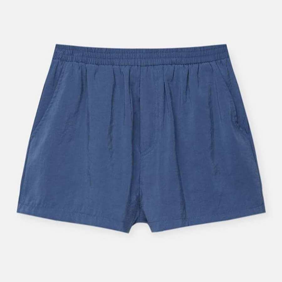 

Шорты-бермуды Pull&Bear Flowing Bermuda, синий