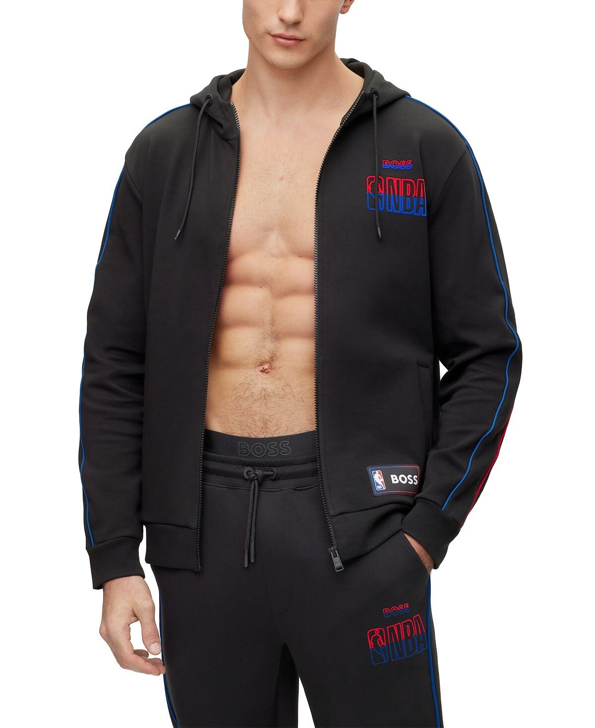 

Мужская худи на молнии boss x nba Hugo Boss, мульти