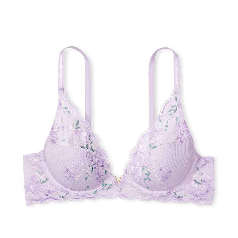 

Бюстгальтер Victoria's Secret Love Cloud Lightly Lined Plunge, мультиколор