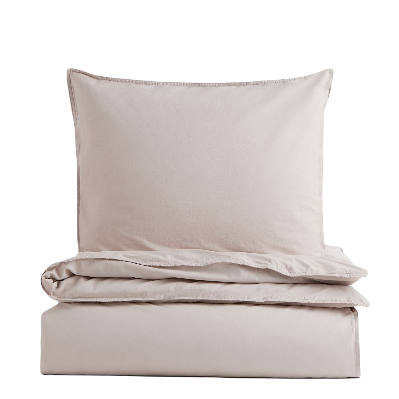 цена Комплект односпального постельного белья H&M Home, серый