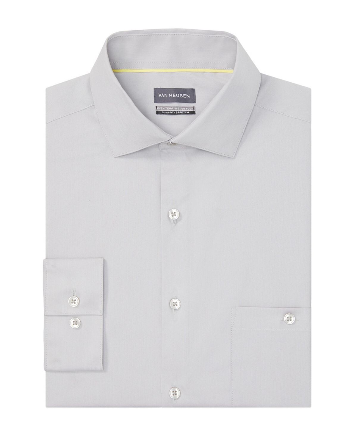 

Мужская рубашка узкого кроя even temperature never tuck Van Heusen