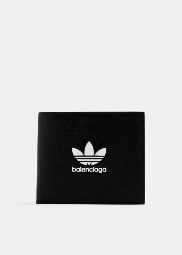 

Кошелек BALENCIAGA x adidas Square folded wallet, черный