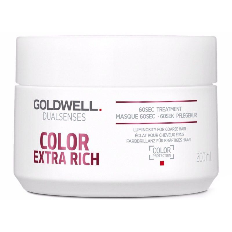 Goldwell Dualsenses Color Extra Rich маска для окрашенных волос, 200 мл маска для волос goldwell маска для окрашенных волос питательная dualsenses color extra rich 60 sec treatment