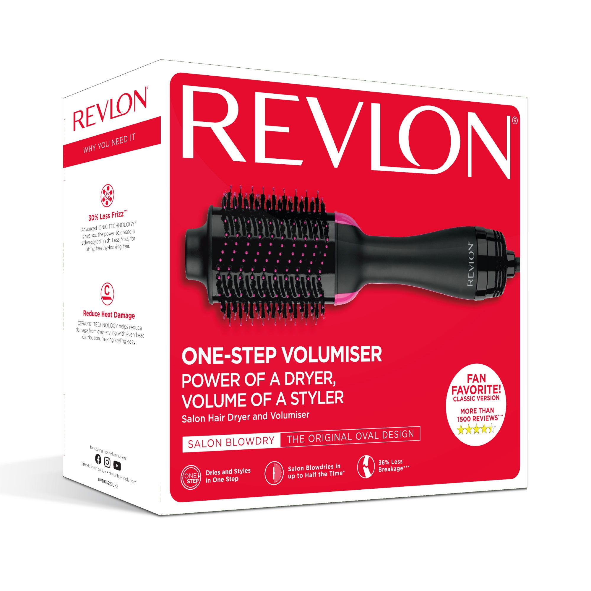 Revlon RVDR5222 фен-плойка, 1 шт. – заказать из-за границы с доставкой в  «CDEK.Shopping»