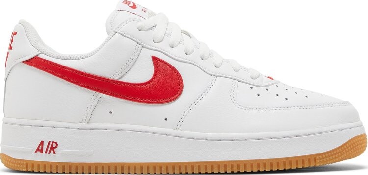

Кроссовки Nike Air Force 1 Low, белый, красный (Размер 43 RU)