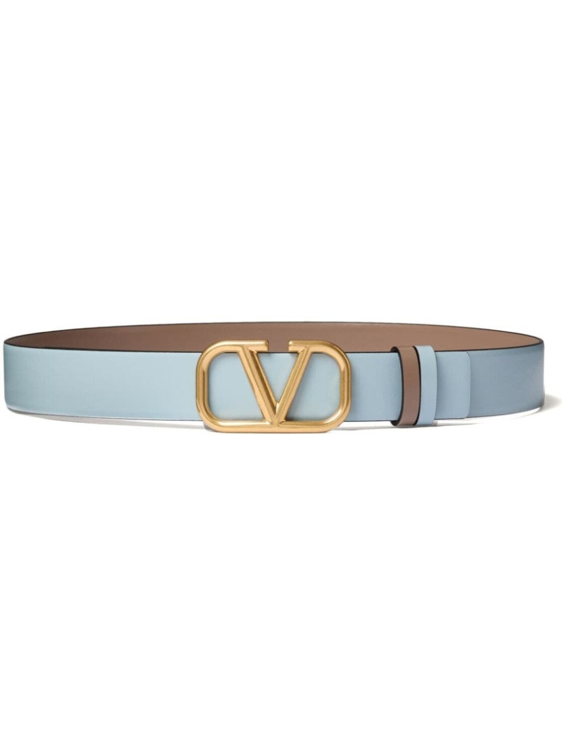 

Valentino Garavani ремень кожаный VLogo Signature, синий
