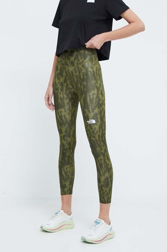 

Гибкие спортивные леггинсы The North Face, зеленый