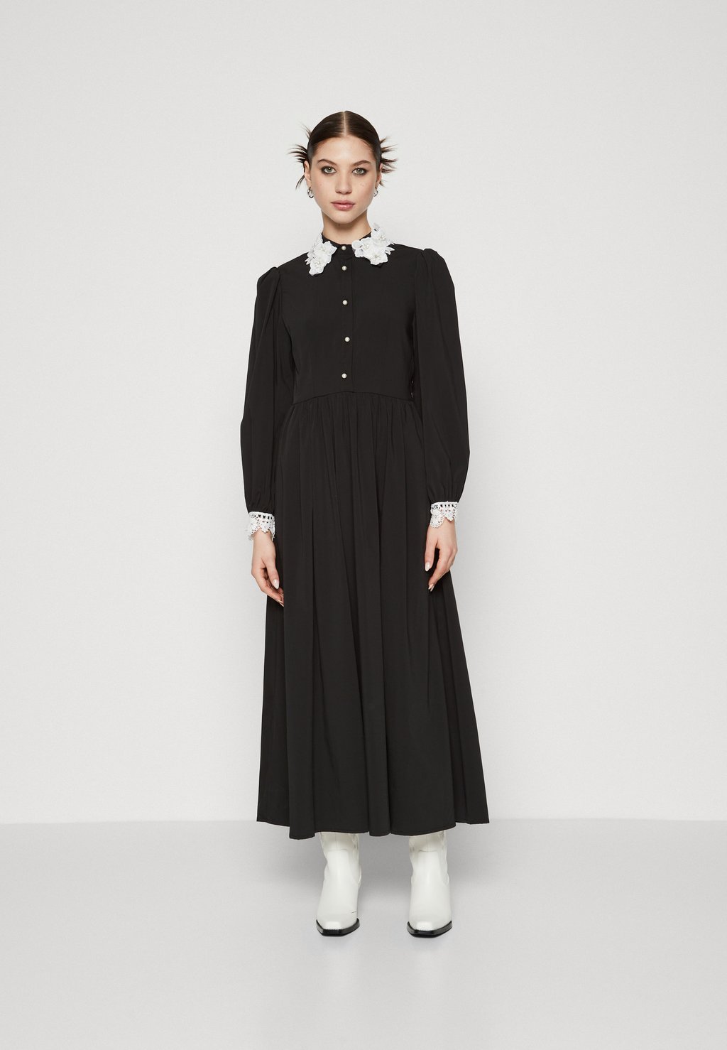 Элегантное платье Tribute Midi Dress Sister Jane, черный платье sister jane sister jane si030ewzuw57