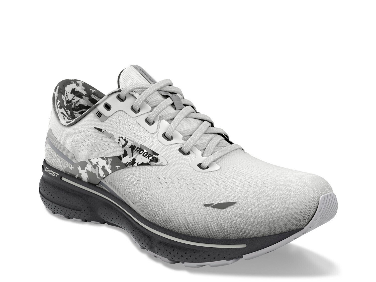 

Кроссовки Brooks Ghost 15, белый/серый