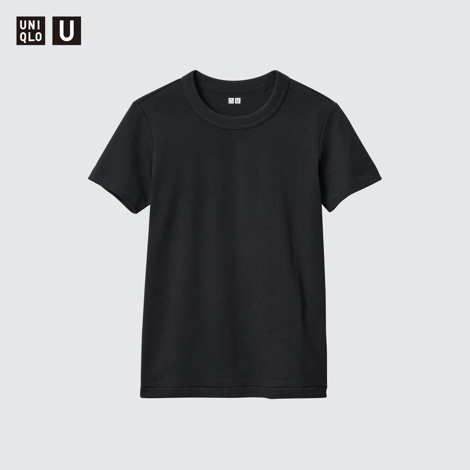 

Футболка оверсайз Uniqlo AIRism U с короткими рукавами, черный