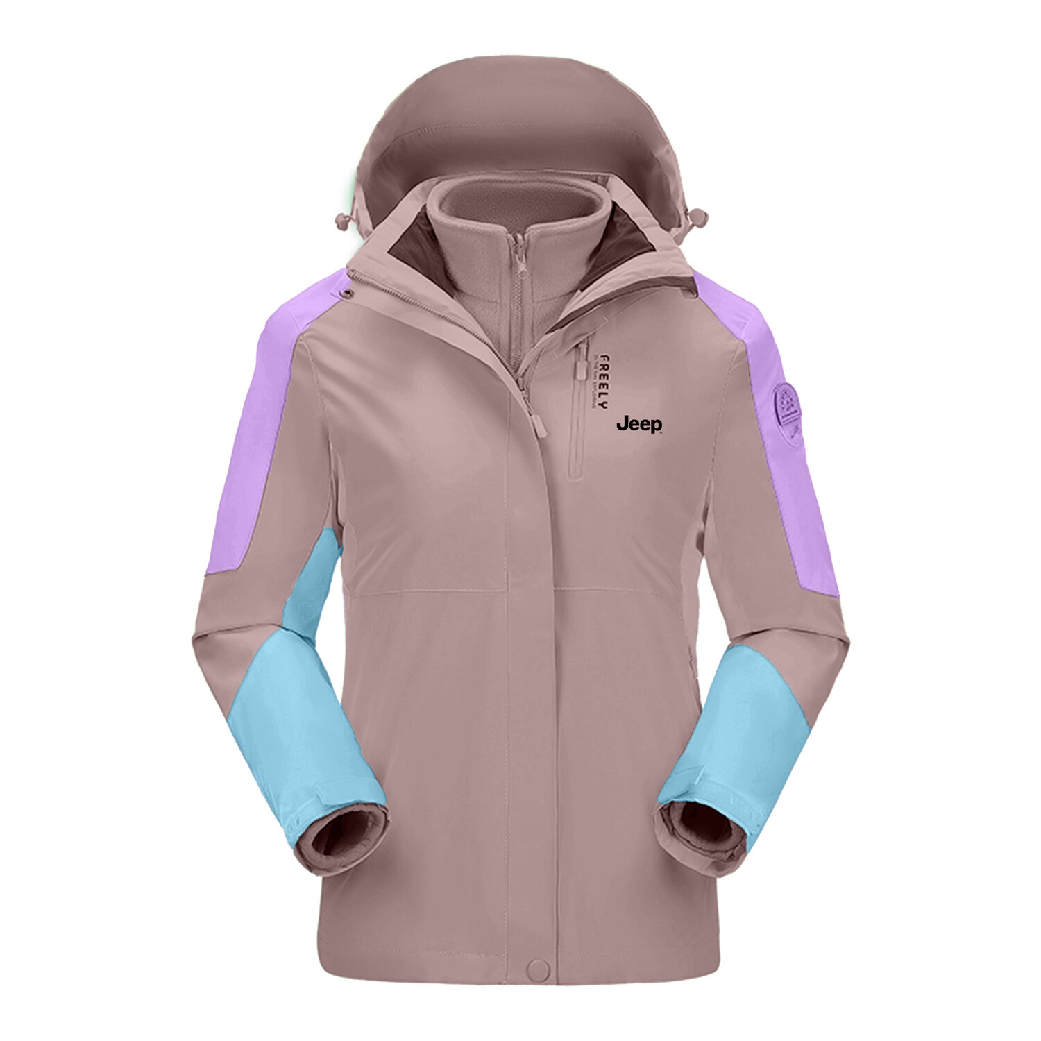 

Ветровка Куртка Унисекс Jeep, цвет Female lilac purple