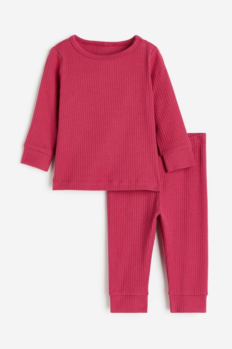 

Комплект из рубчатой ​​ткани и хлопка H&M