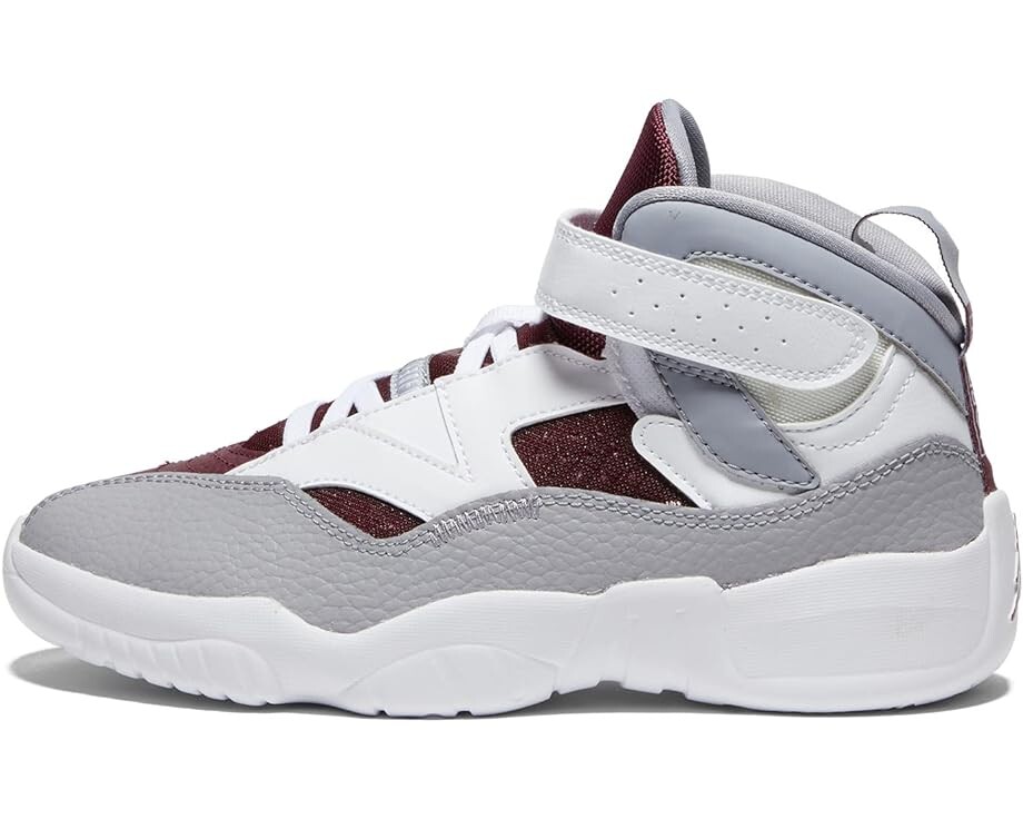 

Кроссовки Jordan Jumpman Trey Two, цвет White/White/Cherrywood Red/Light Steel Grey