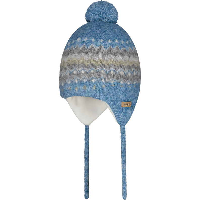 забавная шапка детская шапка милая плюшевая шапка с кроличьими ушками детская зимняя теплая праздничная шапка Детская шапка-ушанка Jalem Barts, синий