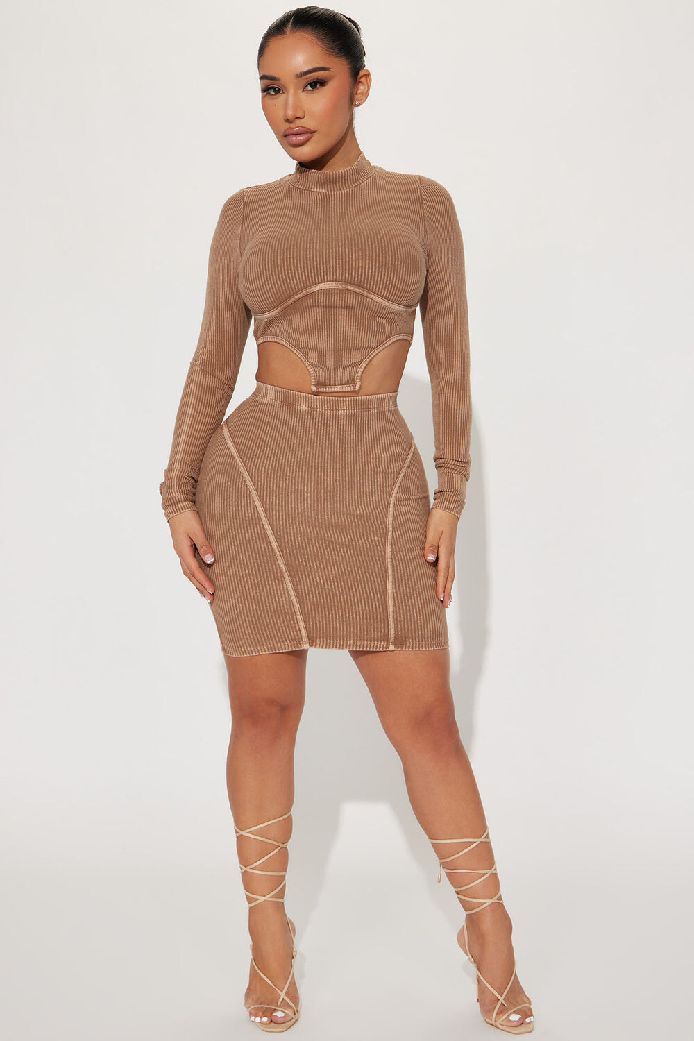 

Юбка Fashion Nova GD3532, мокко