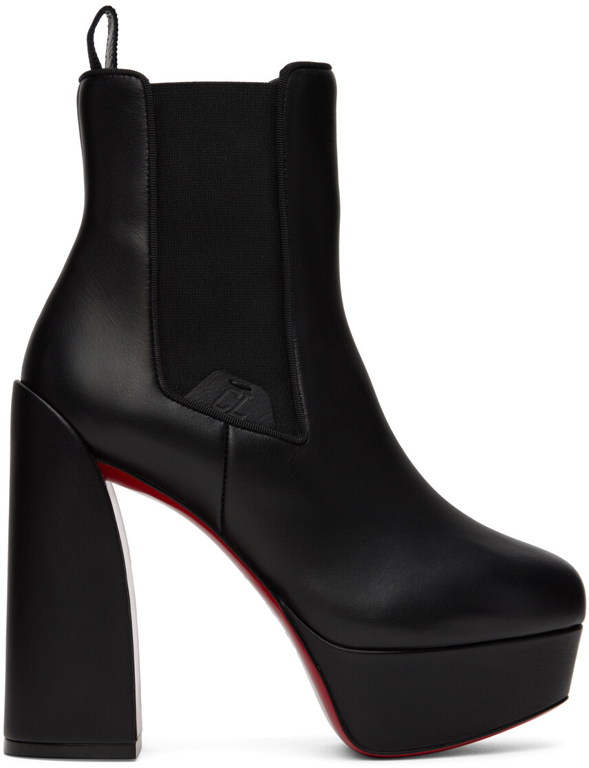 

Черные ботинки Movidastic 130 Christian Louboutin, Черный