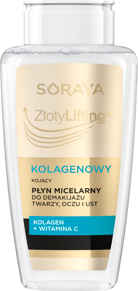 Soraya Złoty Lifting мицеллярная жидкость для снятия макияжа, 400 мл