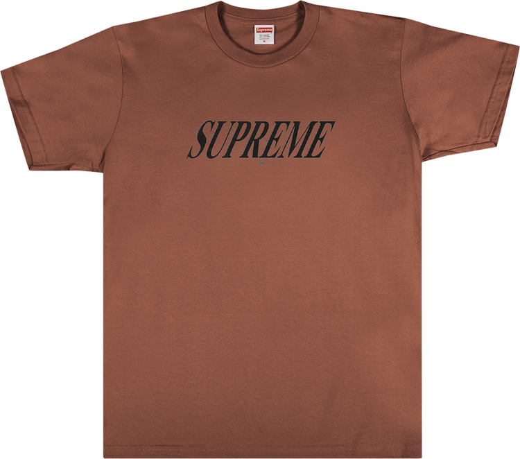 Футболка Supreme Slap Shot Tee 'Brown', коричневый футболка supreme slap shot tee red красный