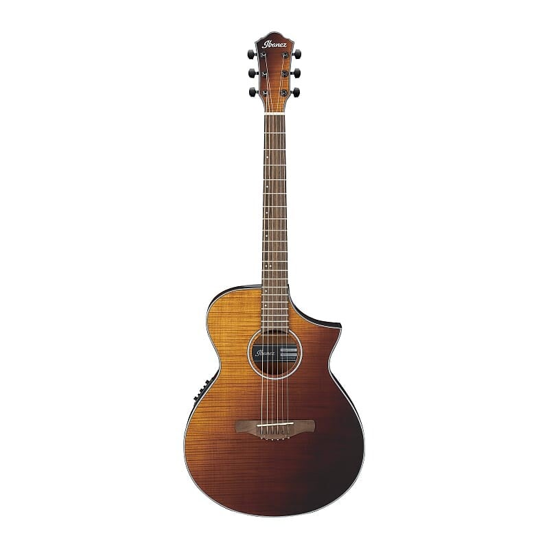 

Ibanez AEWC32FMASF Thinline Acoustic Electric Guitar в цвете Amber Sunset Fade AEWC32FM-ASF Spruce / Sapele Auditorium