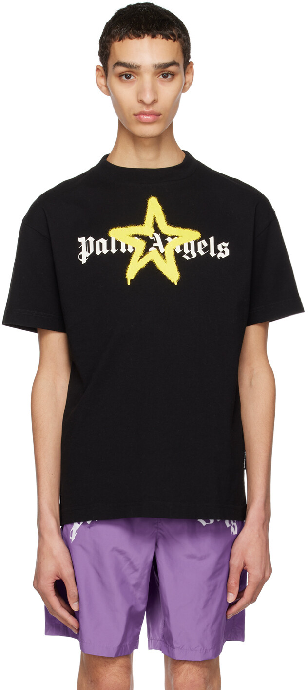 

Футболка с напылением Black Star Palm Angels