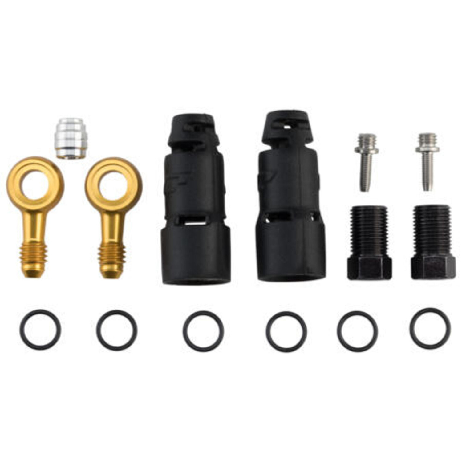 

Комплект гидравлических адаптеров Jagwire Pro Quick-Fit Adapter-Avid XX SRAM Guide Ultimate,, черный / черный / черный