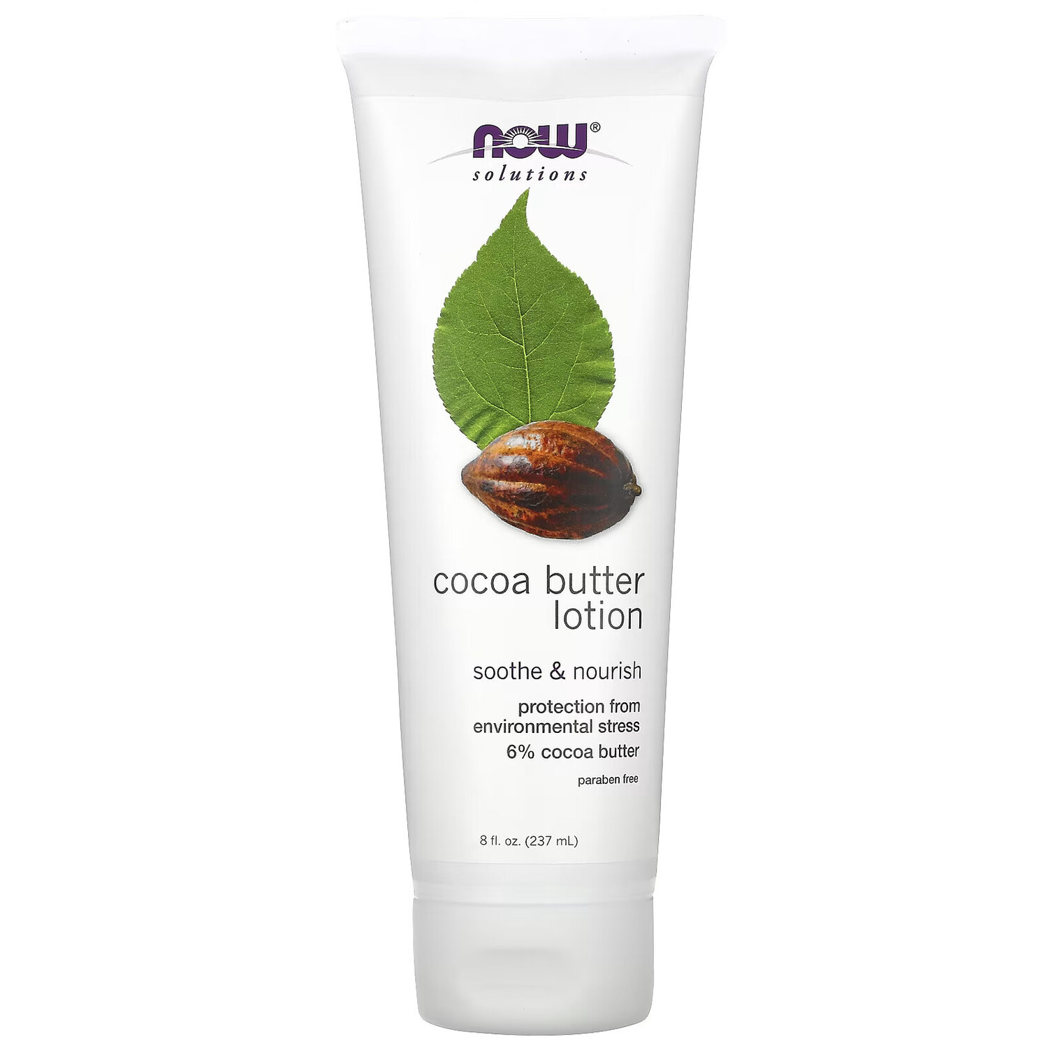 

NOW Foods, Solutions, какао-масло лосьон, 237 мл