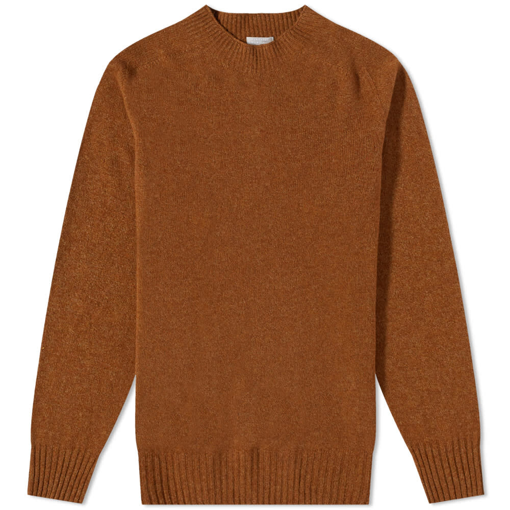 

Джемпер Margaret Howell Saddle Crew Knit, Коричневый