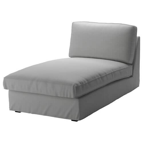 

Чехол на шезлонг Ikea Kivik, светло-серый