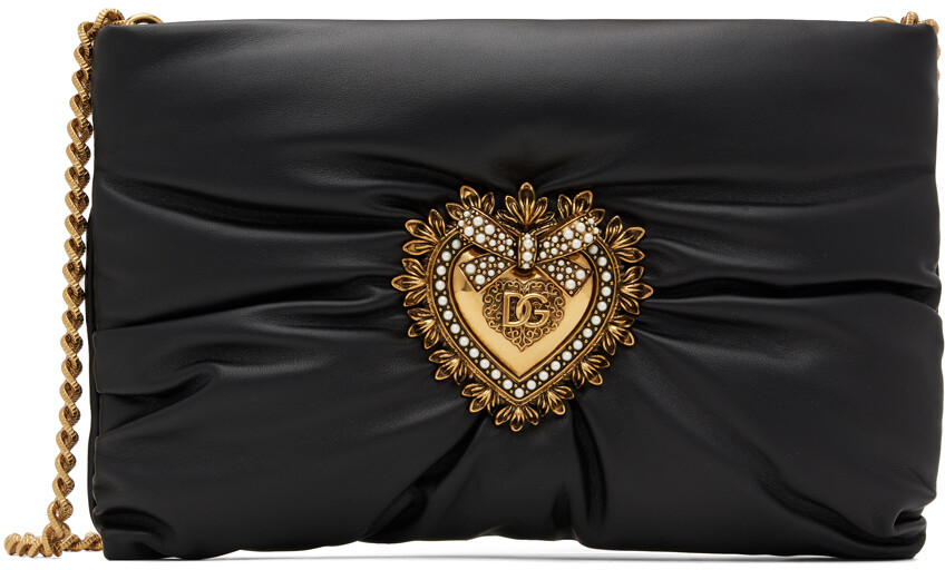 

Черная маленькая сумка Devotion Dolce & Gabbana