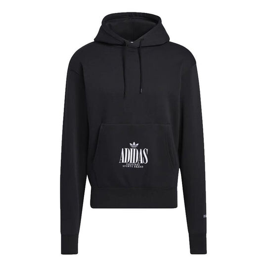 

Худи Adidas originals Embroidered Logo Sports Black H32327, черный