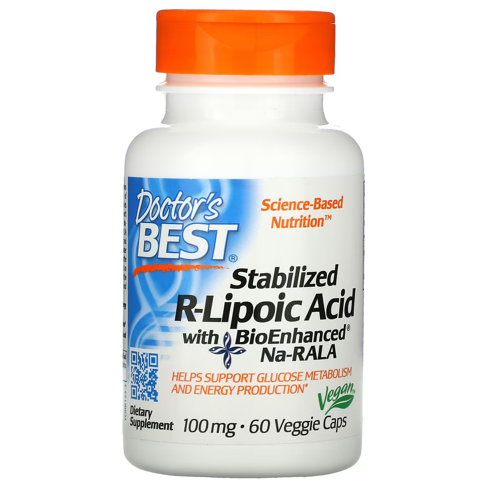 Липоевая кислота капсулы. Stabilized r-Lipoic acid with BIOENHANCED® na-Rala.